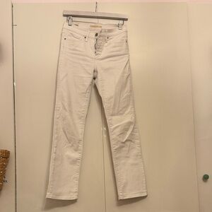 White Womens Levi Jeans Mid-Rise